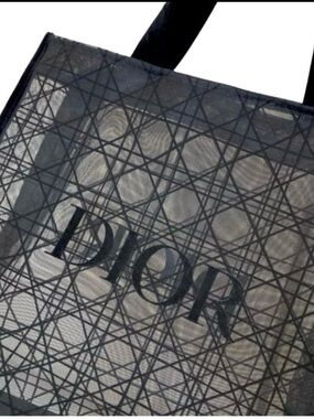 GWP - Dior Beaute Black Mesh Logo Tote